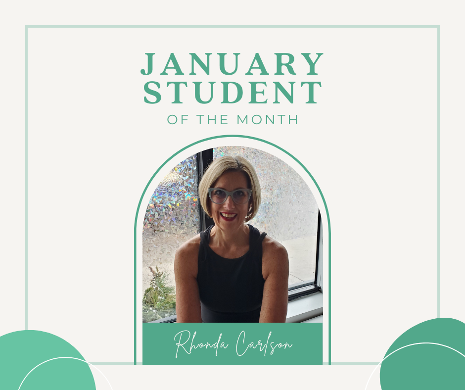 January Student of the Month: Rhonda Carlson